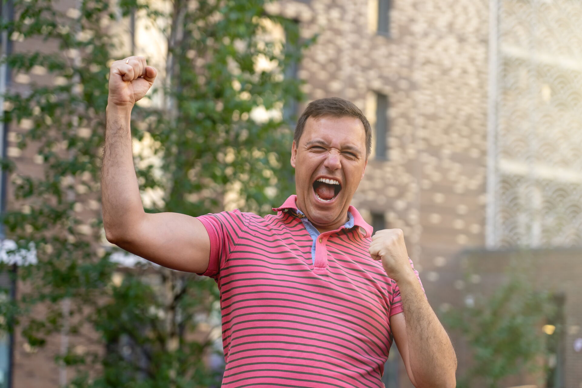 Starker erfolgreicher Mann